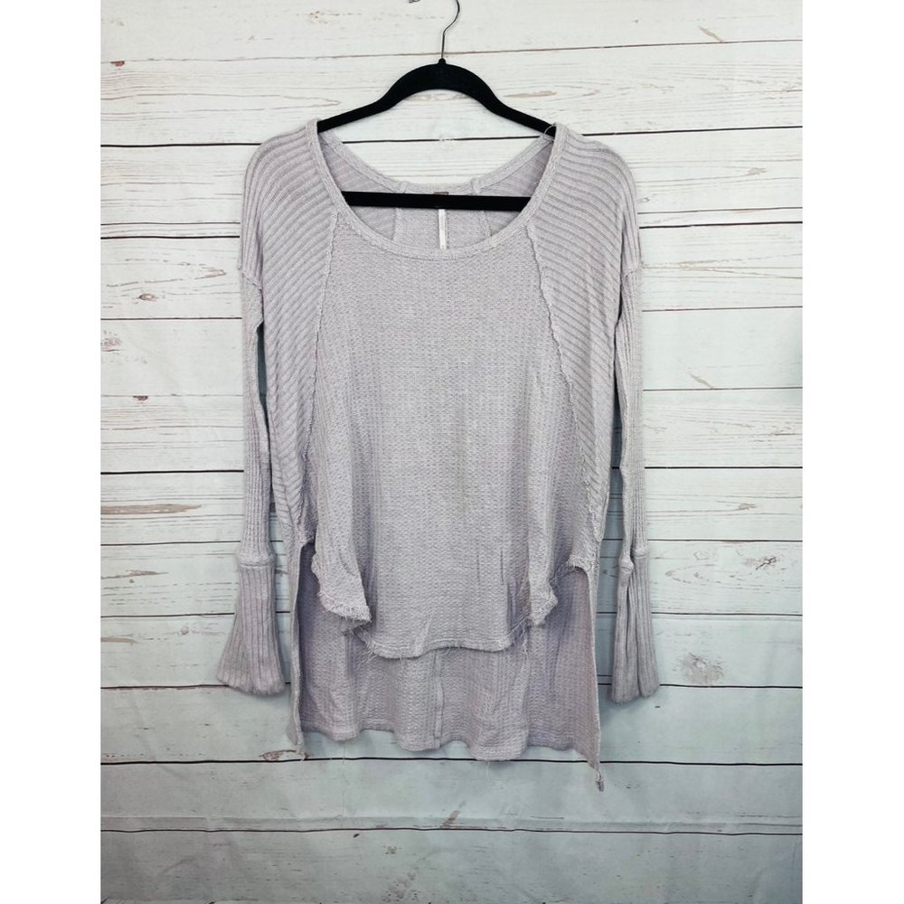 Free People Waffle Long Sleeve XS
